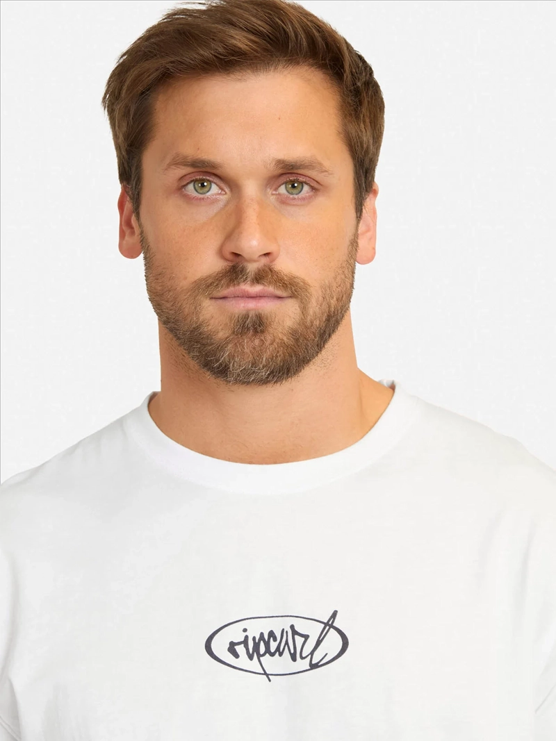POLERA HOMBRE RIP CURL ALGODÓN MANGA CORTA - 3