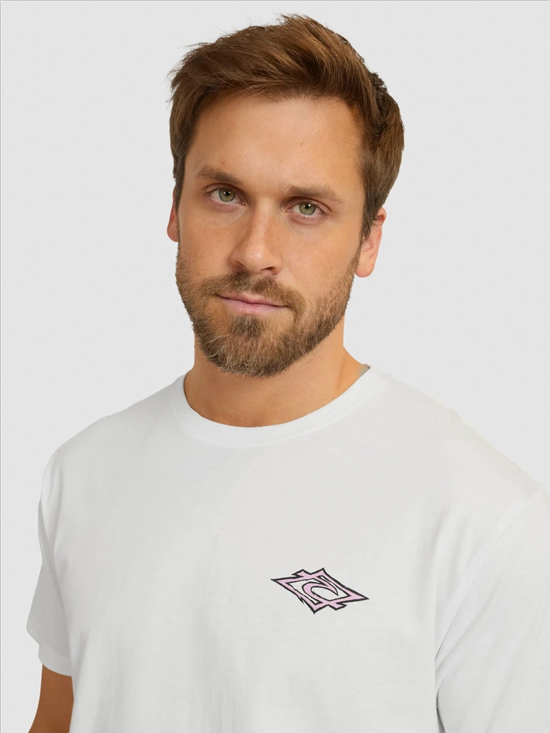 POLERA HOMBRE RIP CURL ALGODÓN MANGA CORTA - 3
