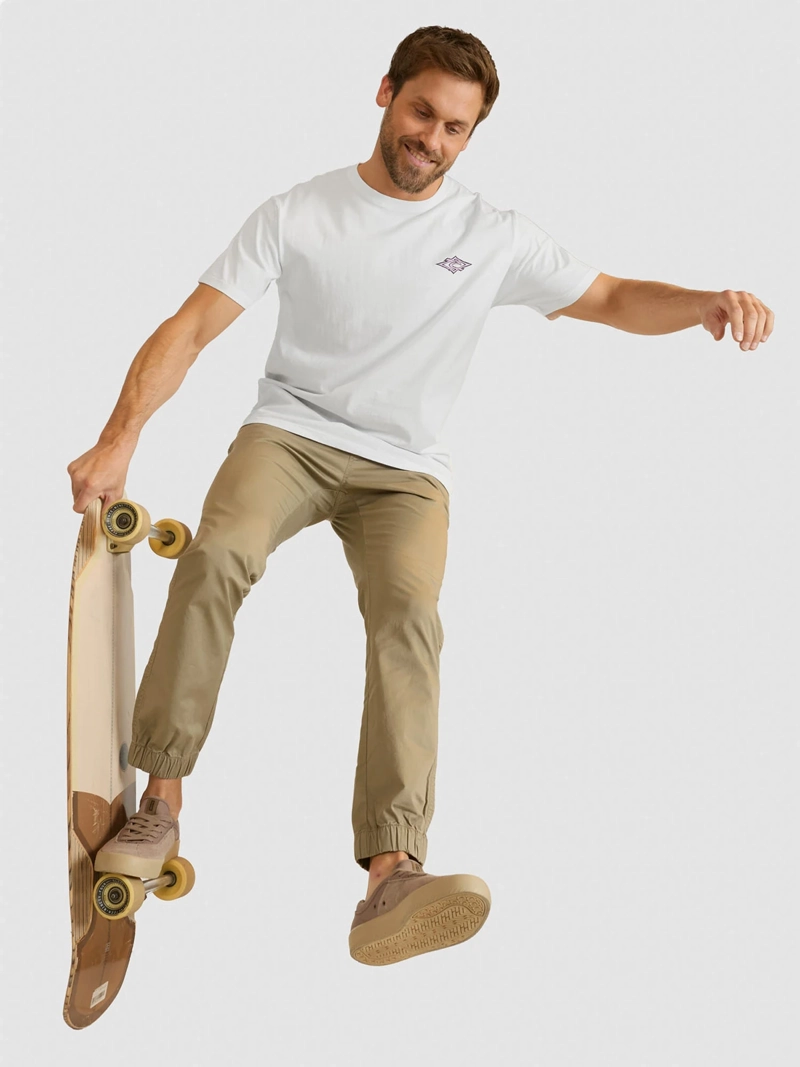 POLERA HOMBRE RIP CURL ALGODÓN MANGA CORTA - 4