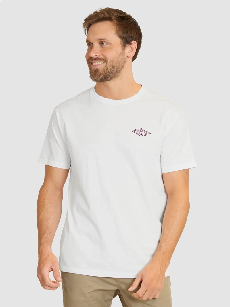 POLERA HOMBRE RIP CURL ALGODÓN MANGA CORTA - 1