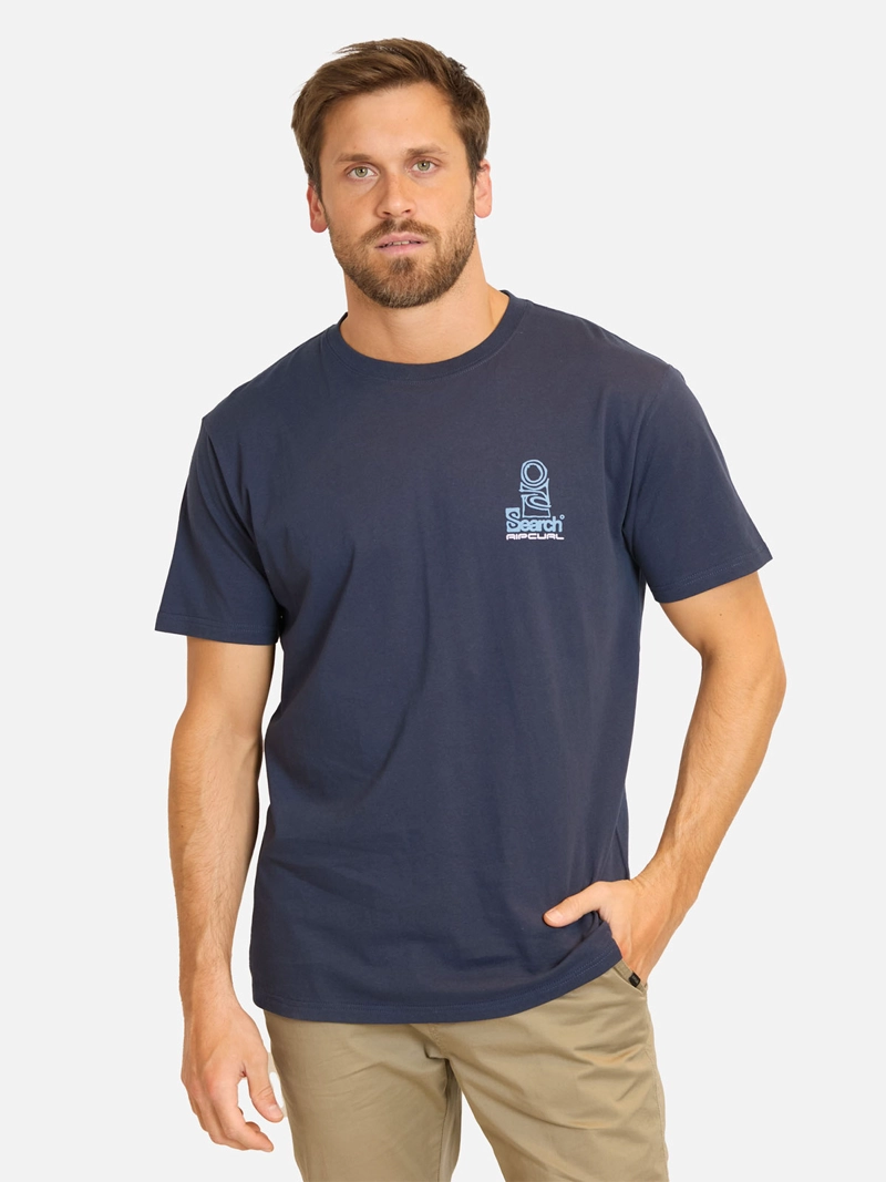 POLERA HOMBRE RIP CURL ALGODÓN MANGA CORTA - 1