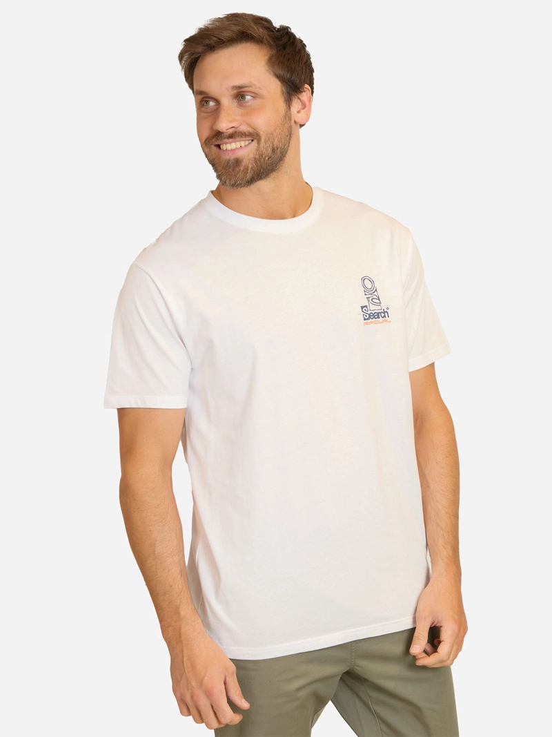 POLERA HOMBRE RIP CURL ALGODÓN MANGA CORTA - 1