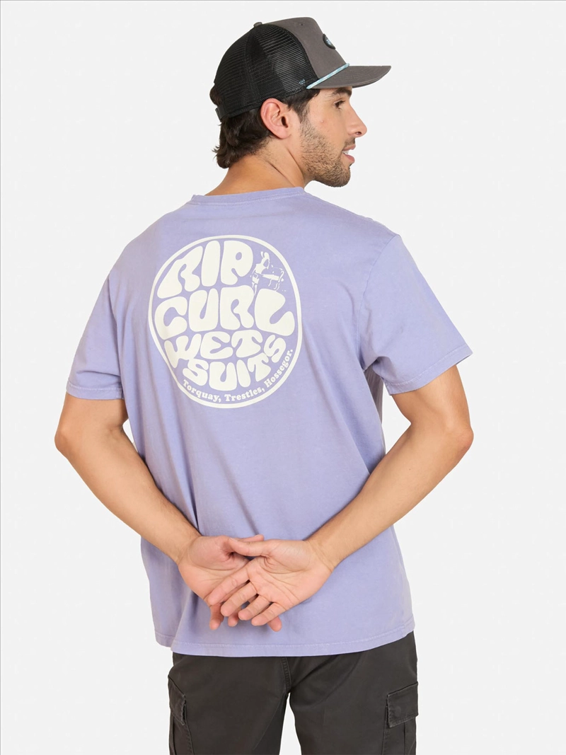 POLERA HOMBRE RIP CURL ALGODÓN MANGA CORTA - 2