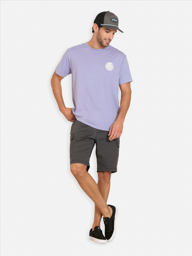 POLERA HOMBRE RIP CURL ALGODÓN MANGA CORTA - 4