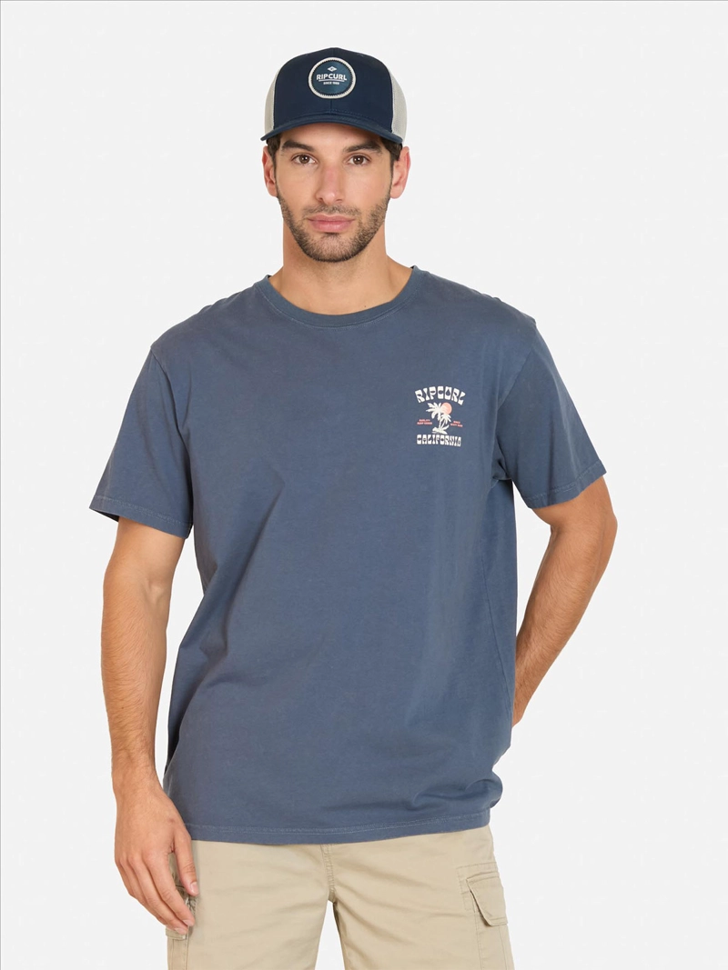 POLERA HOMBRE RIP CURL ALGODÓN MANGA CORTA - 1
