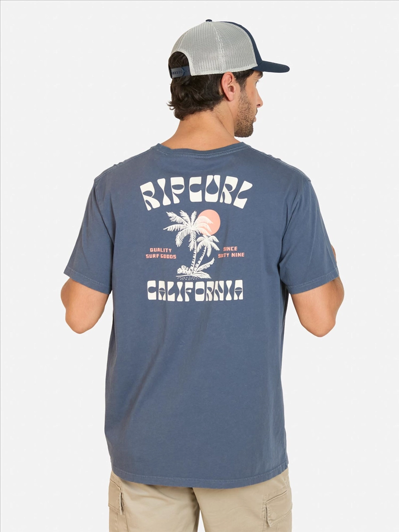 POLERA HOMBRE RIP CURL ALGODÓN MANGA CORTA - 2