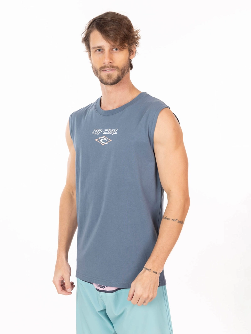 POLERA HOMBRE RIP CURL ALGODÓN SIN MANGAS - 1