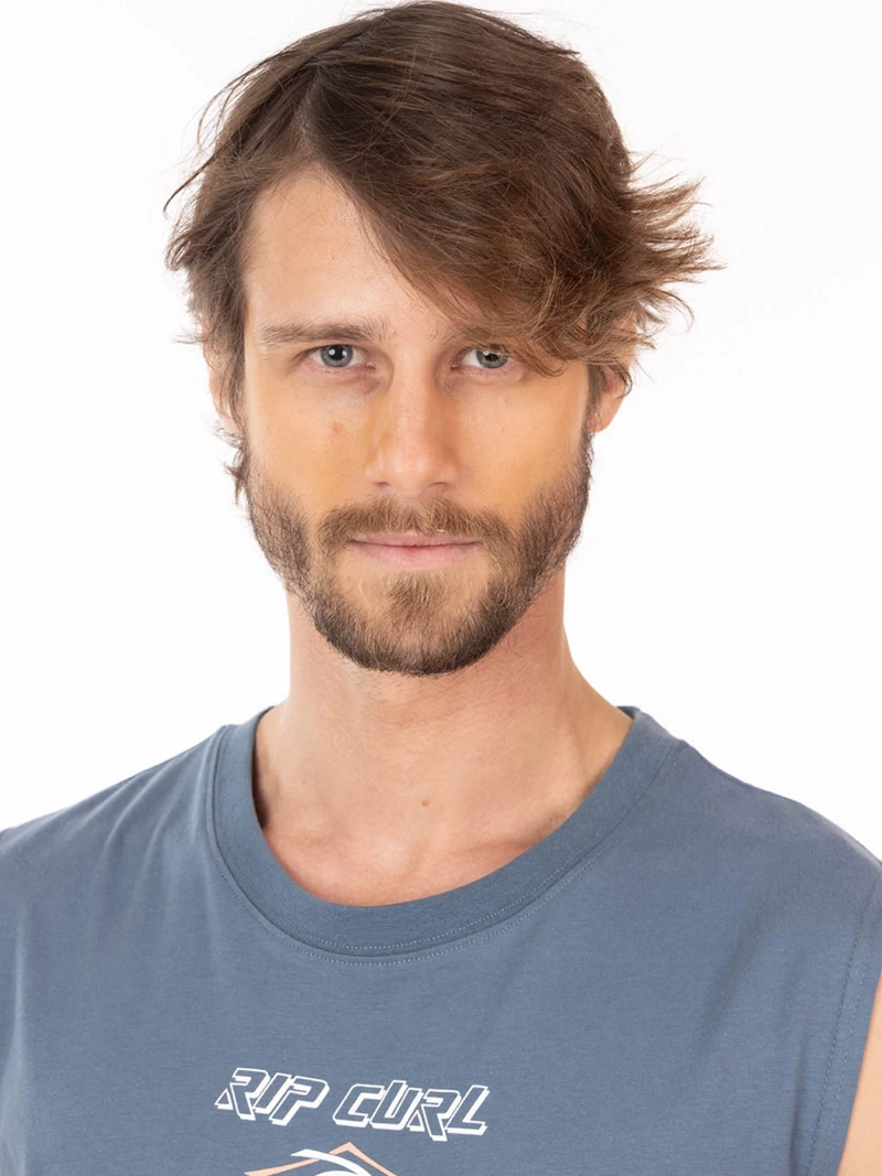POLERA HOMBRE RIP CURL ALGODÓN SIN MANGAS - 3
