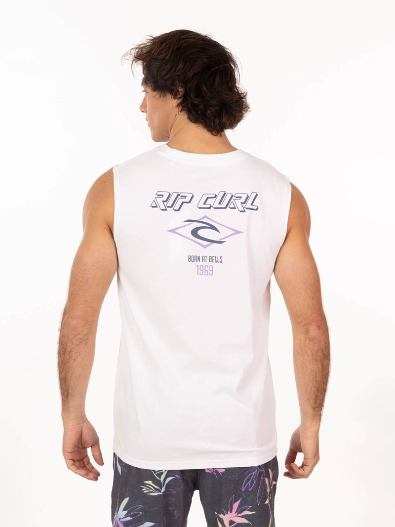 POLERA HOMBRE RIP CURL ALGODÓN SIN MANGAS - 2