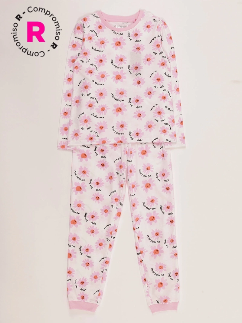 PIJAMA NIÑA HARVEST FLORES