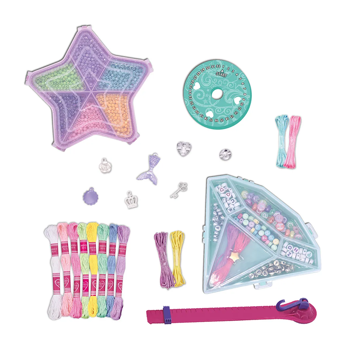 SET 2 EN 1 XL CREA TU BRAZALETE 56X35CM - 1