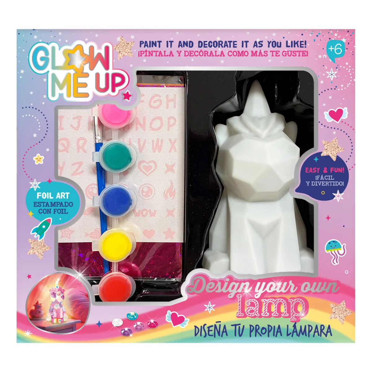 FIGURA CON LUZ DIY GRAFITI FIG2 - 3