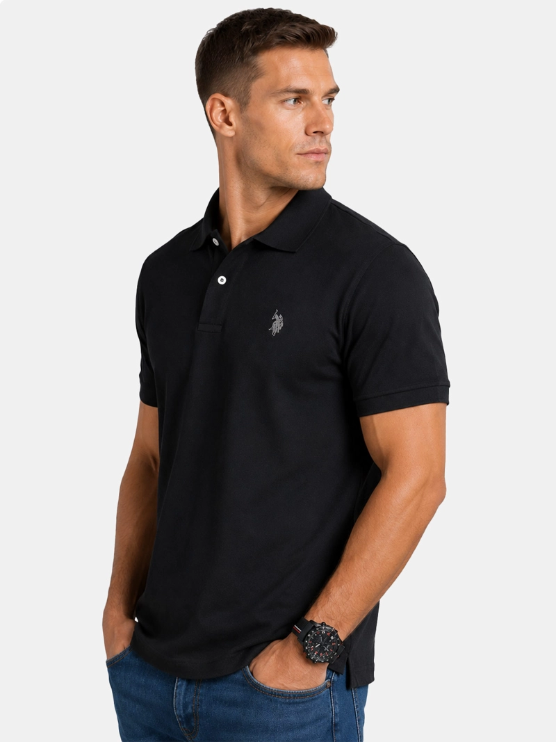 POLERA HOMBRE US POLO ASSN ALGODÓN MANGA CORTA PIQUE - 3