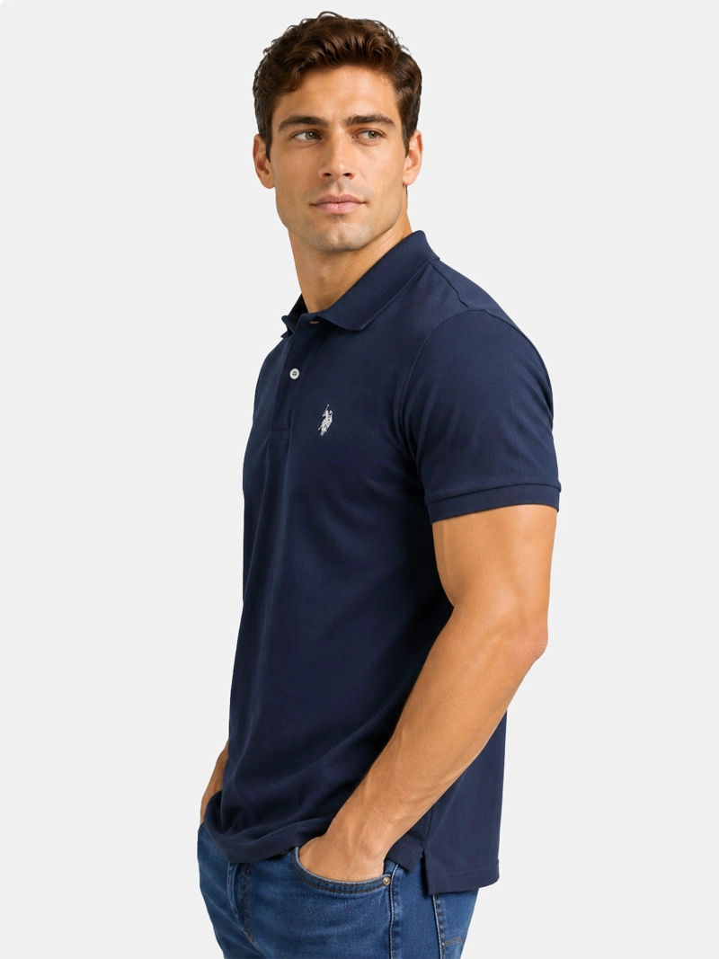 POLERA HOMBRE US POLO ASSN ALGODÓN MANGA CORTA PIQUE - 3