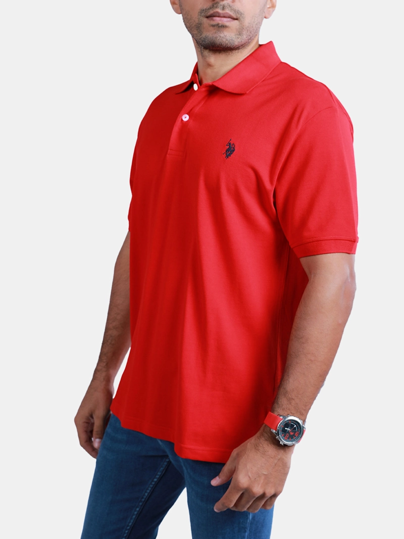 POLERA HOMBRE US POLO ASSN ALGODÓN MANGA CORTA PIQUE - 3