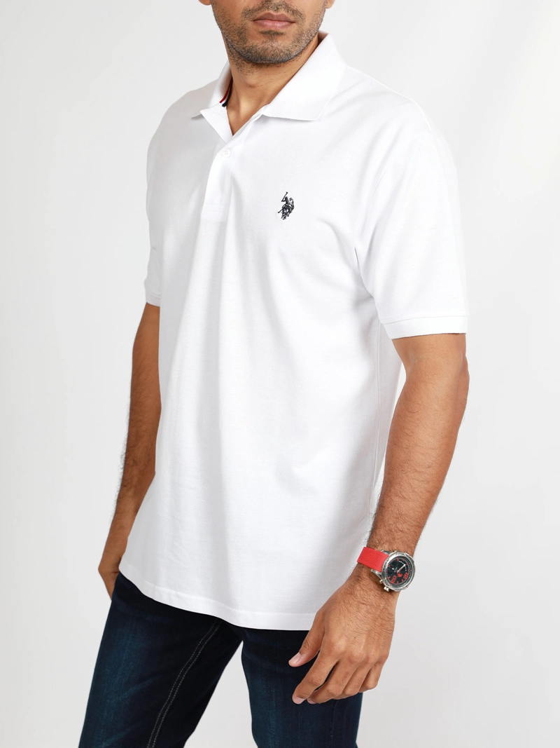 POLERA HOMBRE US POLO ASSN ALGODÓN MANGA CORTA PIQUE - 2