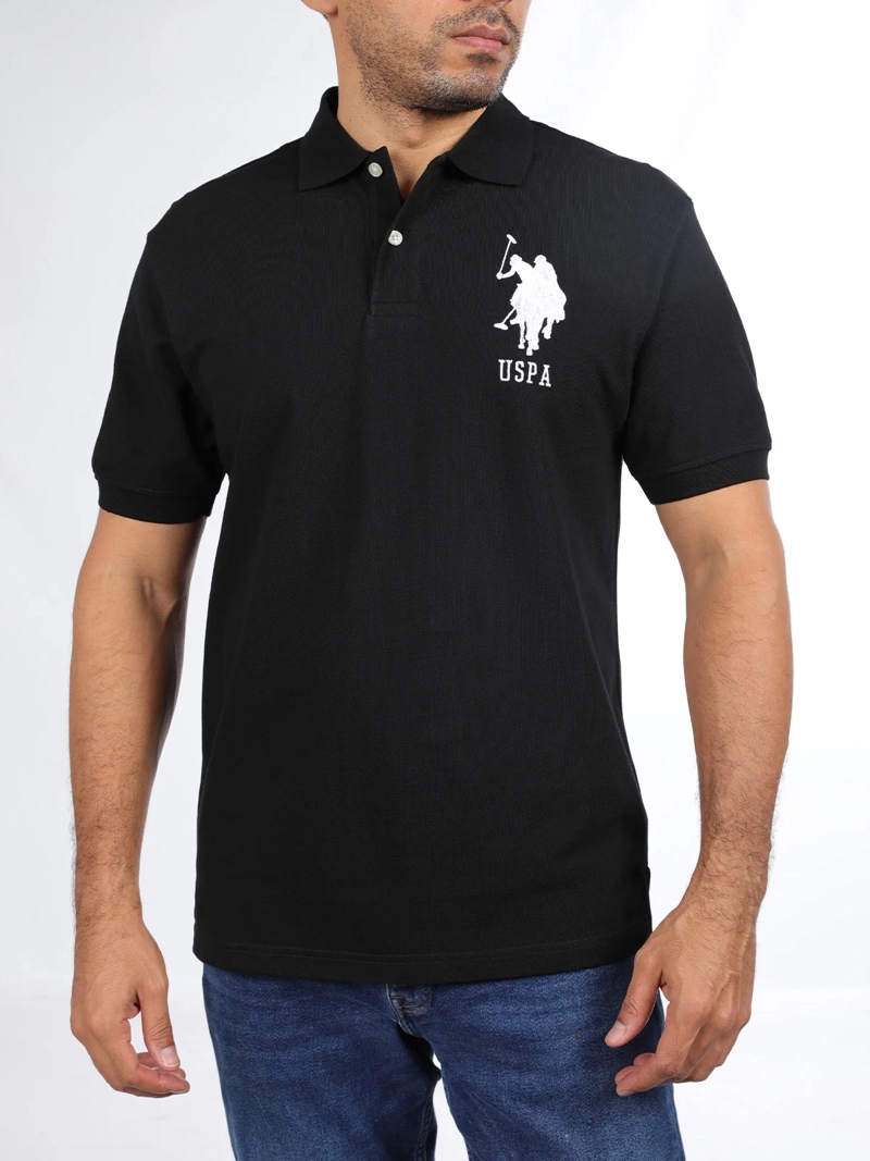 POLERA HOMBRE US POLO ASSN ALGODÓN MANGA CORTA PIQUE - 1