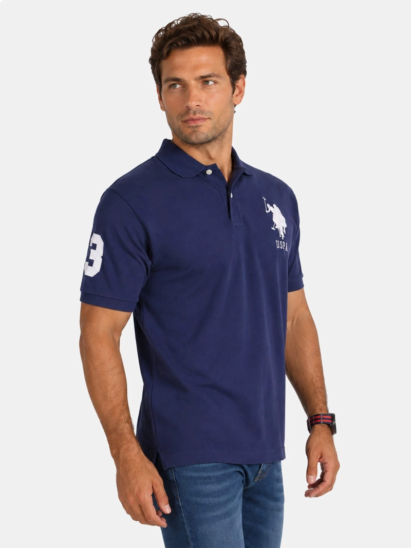 POLERA HOMBRE US POLO ASSN ALGODÓN MANGA CORTA PIQUE - 3