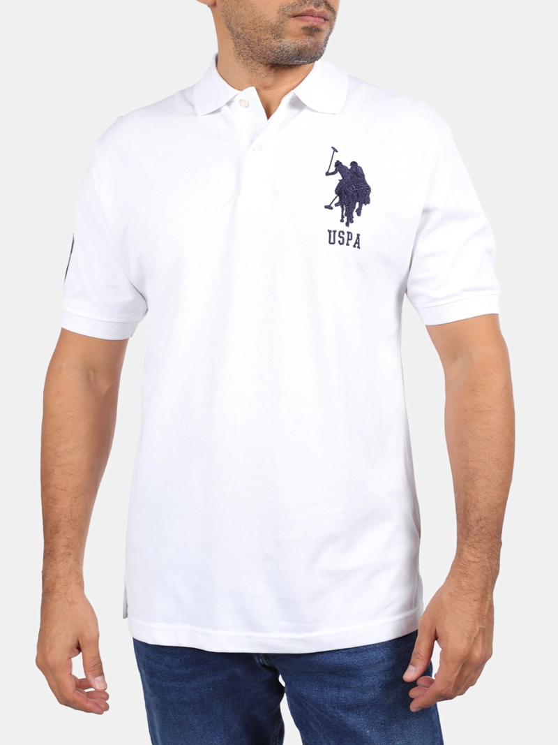 POLERA HOMBRE US POLO ASSN ALGODÓN MANGA CORTA PIQUE - 1