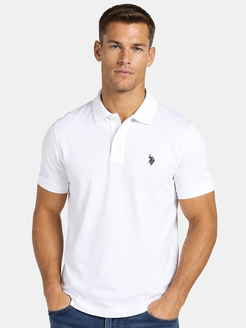 POLERA HOMBRE US POLO ASSN ALGODÓN MANGA CORTA PIQUE - 2