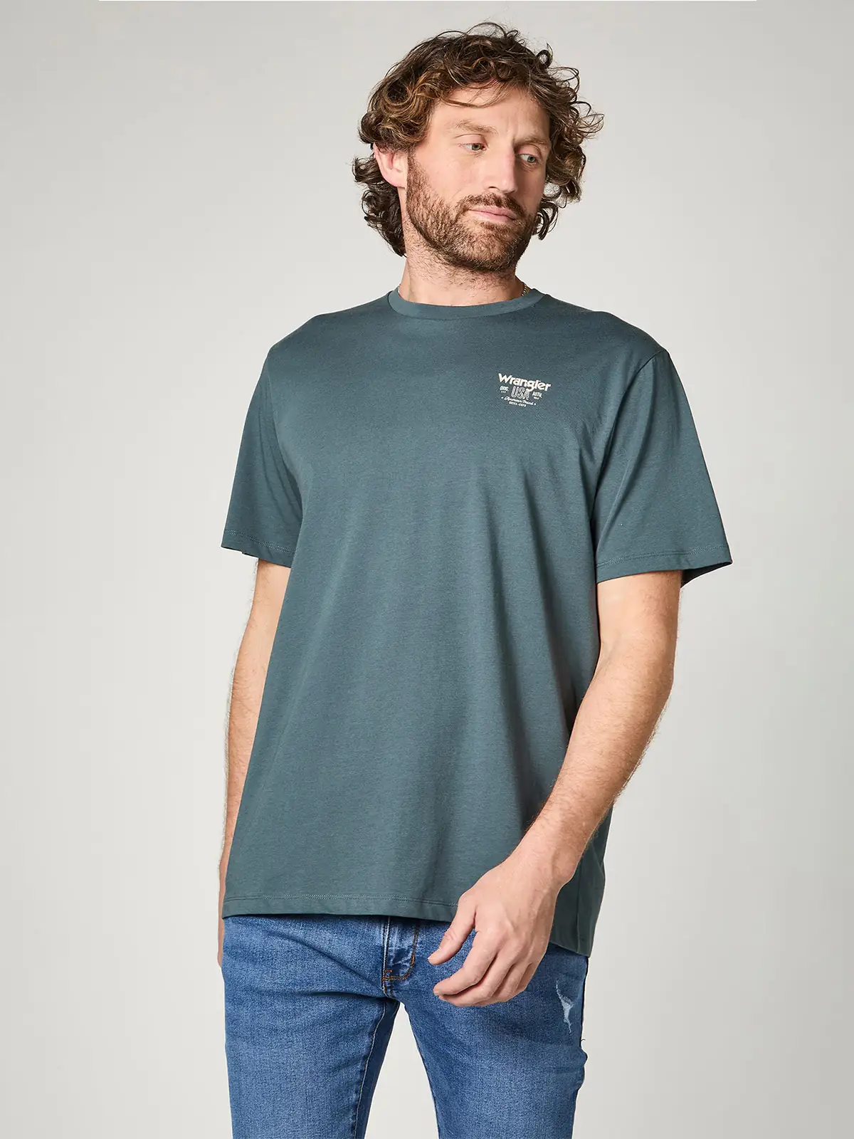 POLERA MANGA CORTA REGULAR FIT HOMBRE WRANGLER - 1