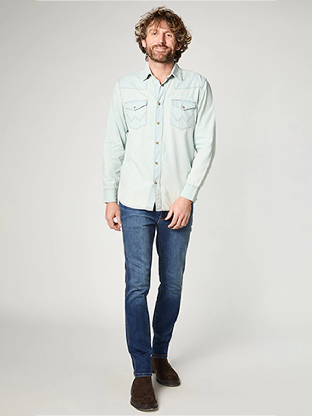 CAMISA MANGA LARGA REGULAR FIT HOMBRE WRANGLER - 4