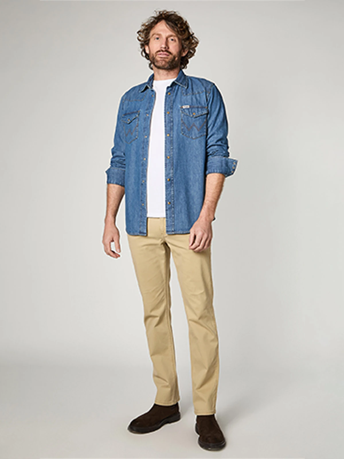CAMISA MANGA LARGA REGULAR FIT HOMBRE WRANGLER - 4