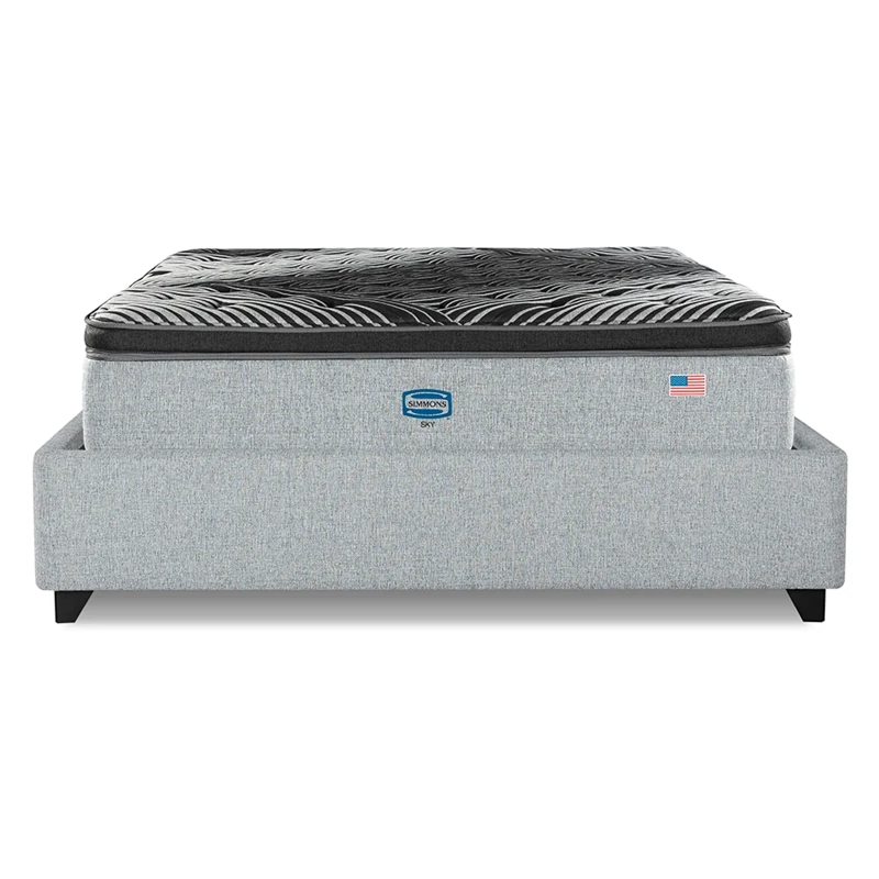 CAMA EUROPEA SIMMONS BIGNEST SKY 2PL PLATA - 3