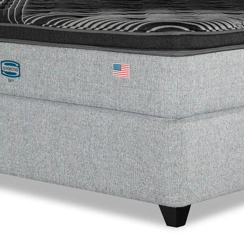 CAMA EUROPEA SIMMONS BIGNEST SKY 2PL PLATA - 4