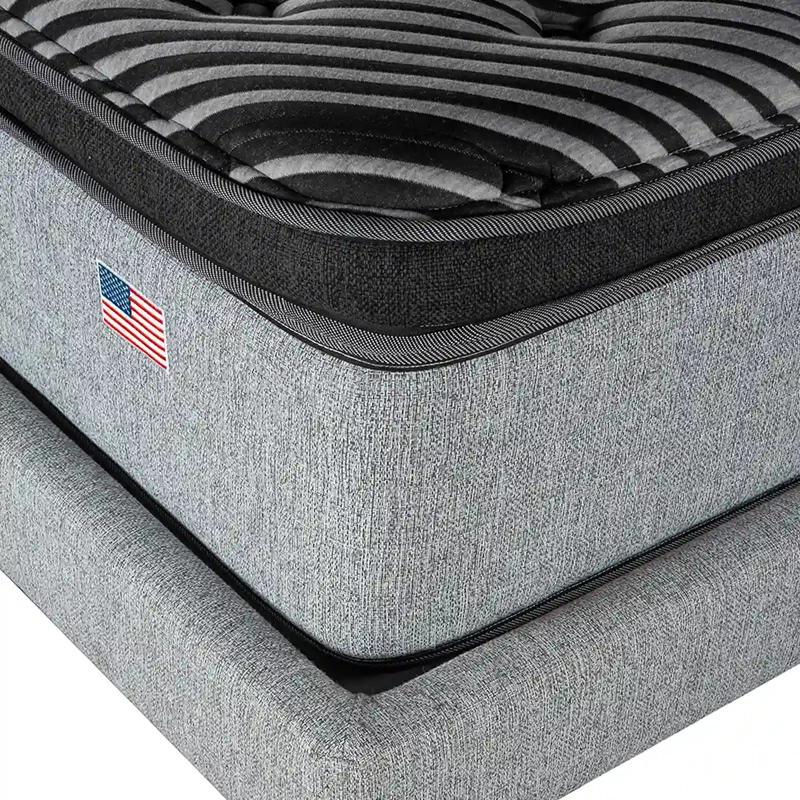 CAMA EUROPEA SIMMONS LOWNEST SKY 2PL PLATA - 5