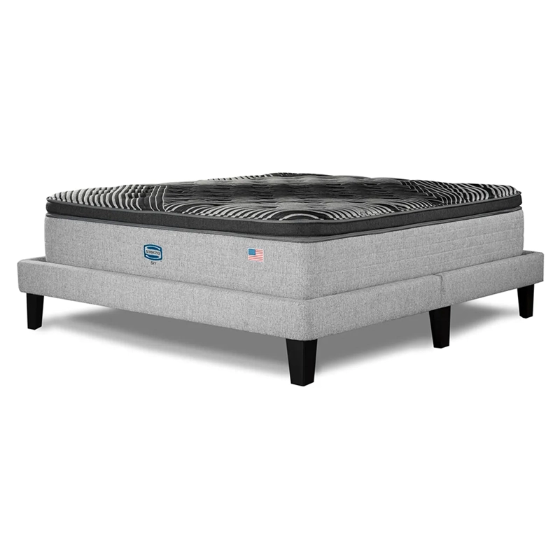 CAMA EUROPEA SIMMONS LOWNEST SKY KING PLATA - 1