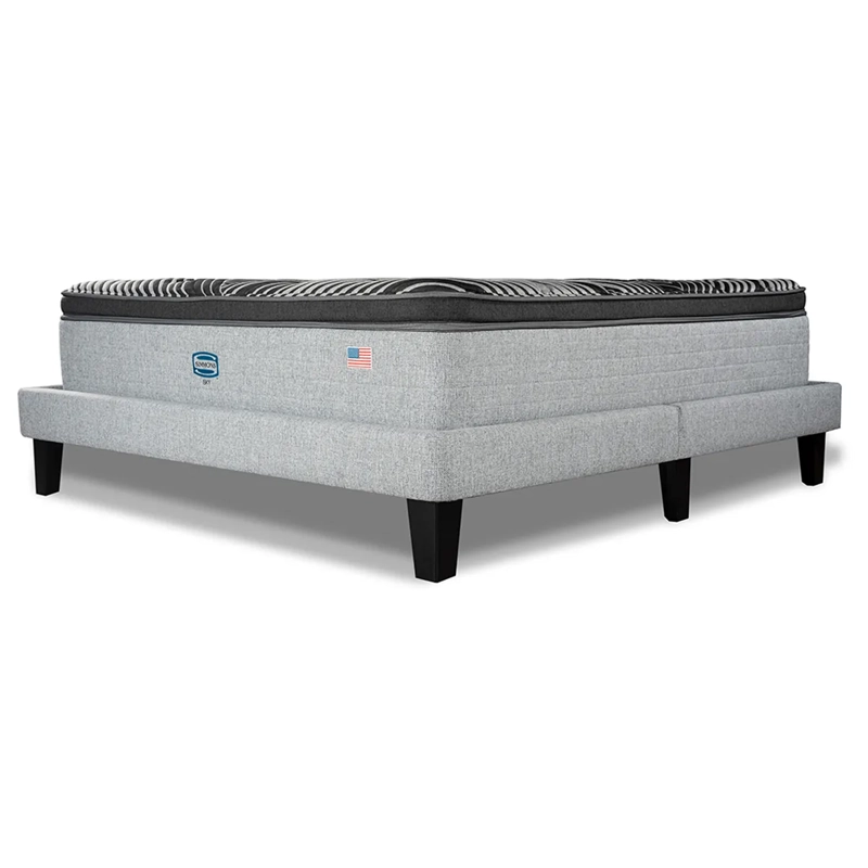 CAMA EUROPEA SIMMONS LOWNEST SKY KING PLATA - 2