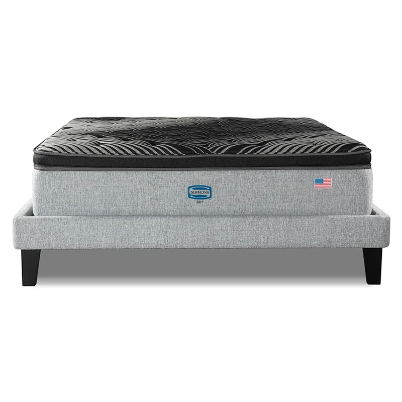 CAMA EUROPEA SIMMONS LOWNEST SKY KING PLATA - 3