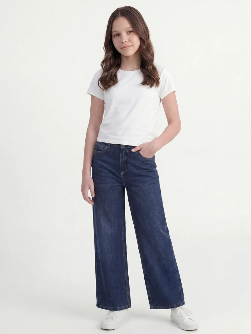 JEANS NIÑA INDEX WIDE LEG BASIC - 1