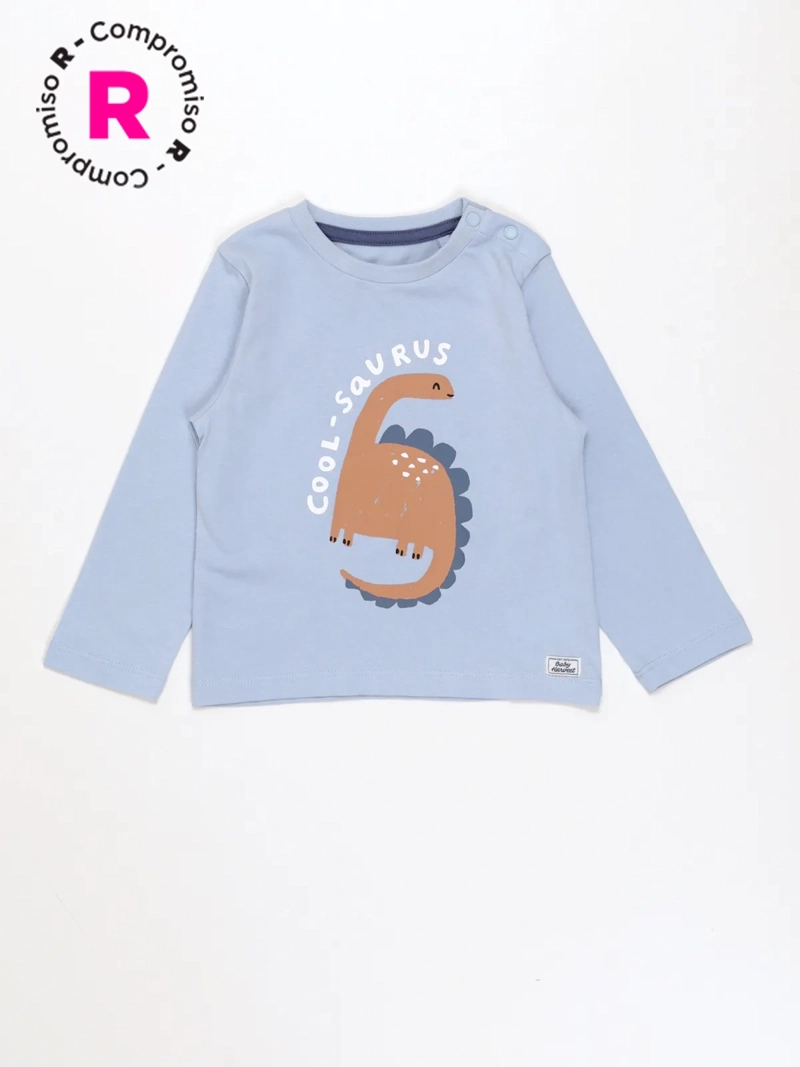 POLERA MANGA LARGA NIÑO BABY HARVEST ESTAMPADA