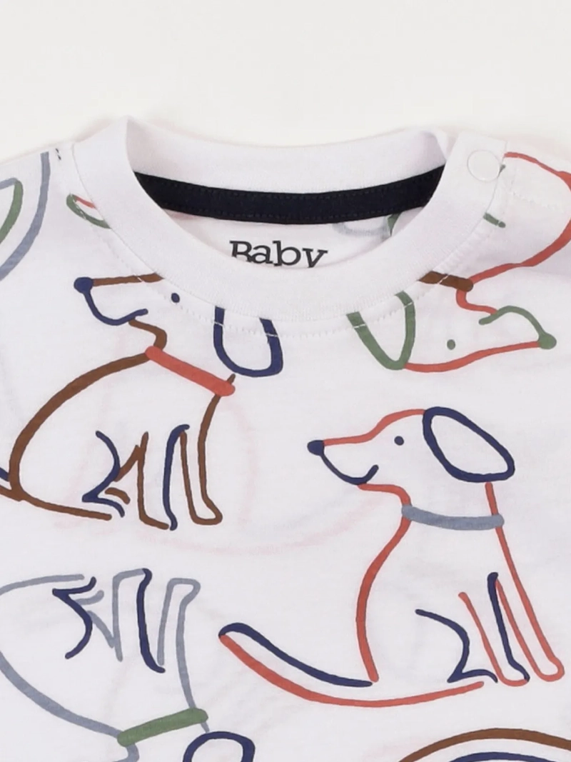 POLERA MANGA LARGA ALGODÓN NIÑO BABY HARVEST ESTAMPADA - 3