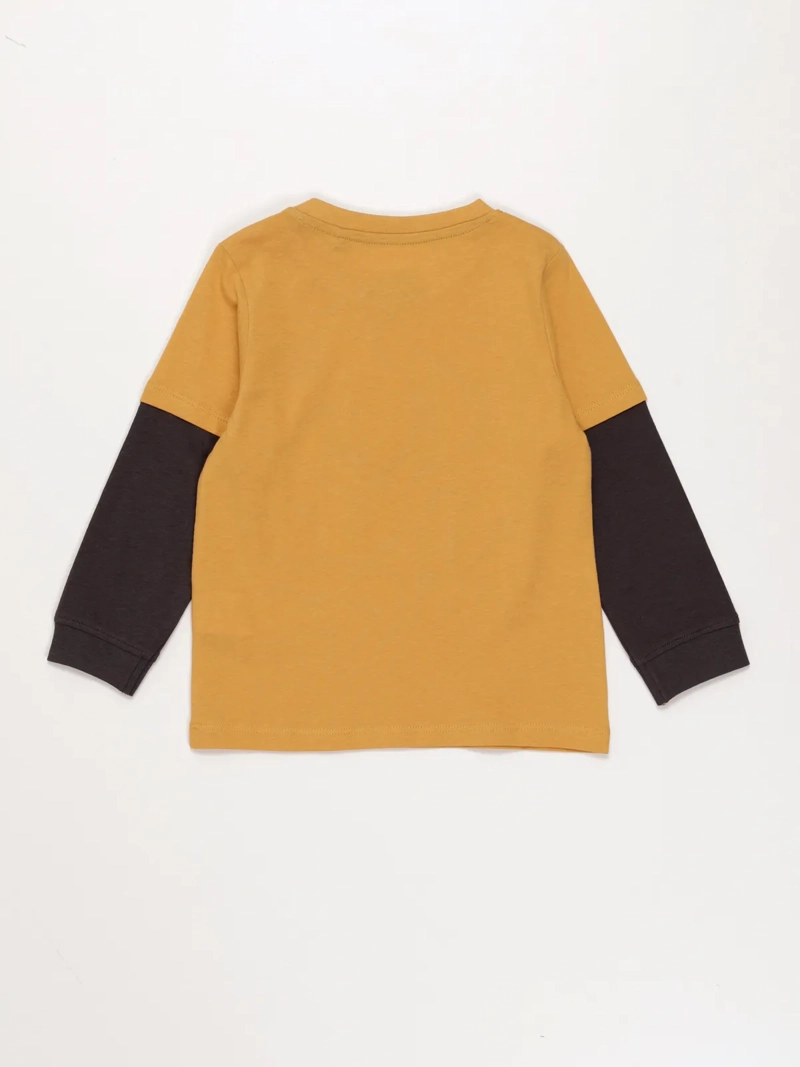 POLERA MANGA LARGA ALGODÓN NIÑO BABY HARVEST BASDINO - 2