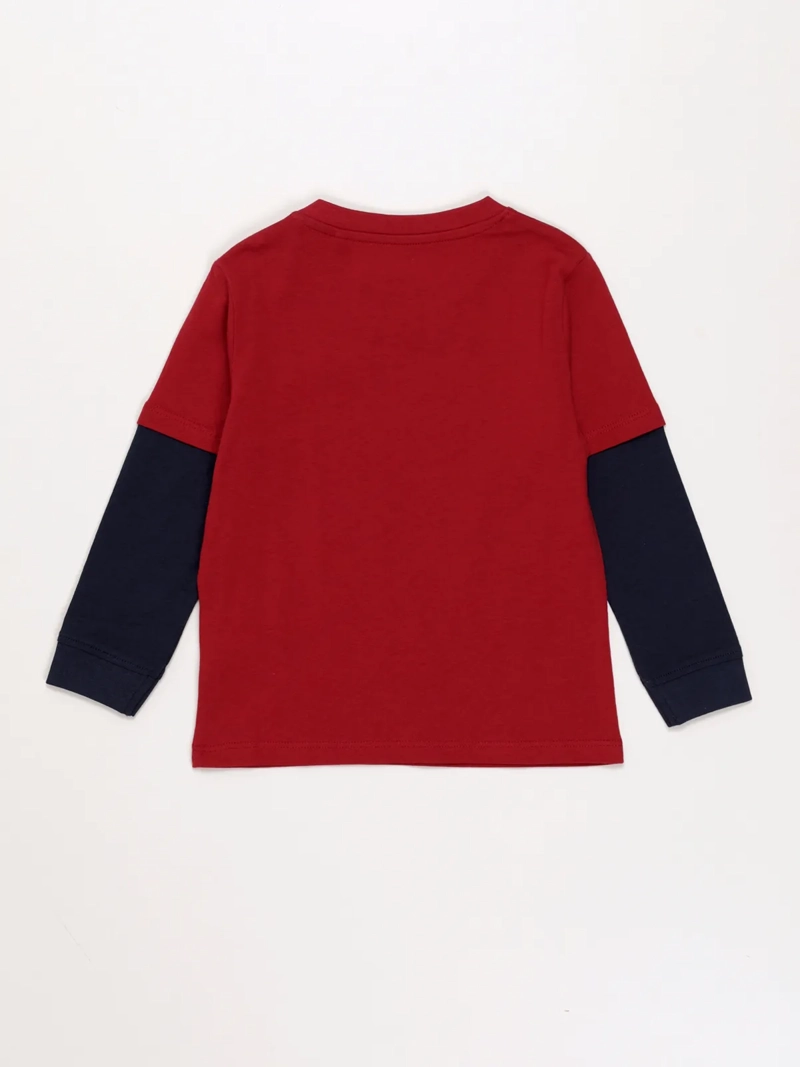 POLERA MANGA LARGA ALGODÓN NIÑO BABY HARVEST DOBLE - 2