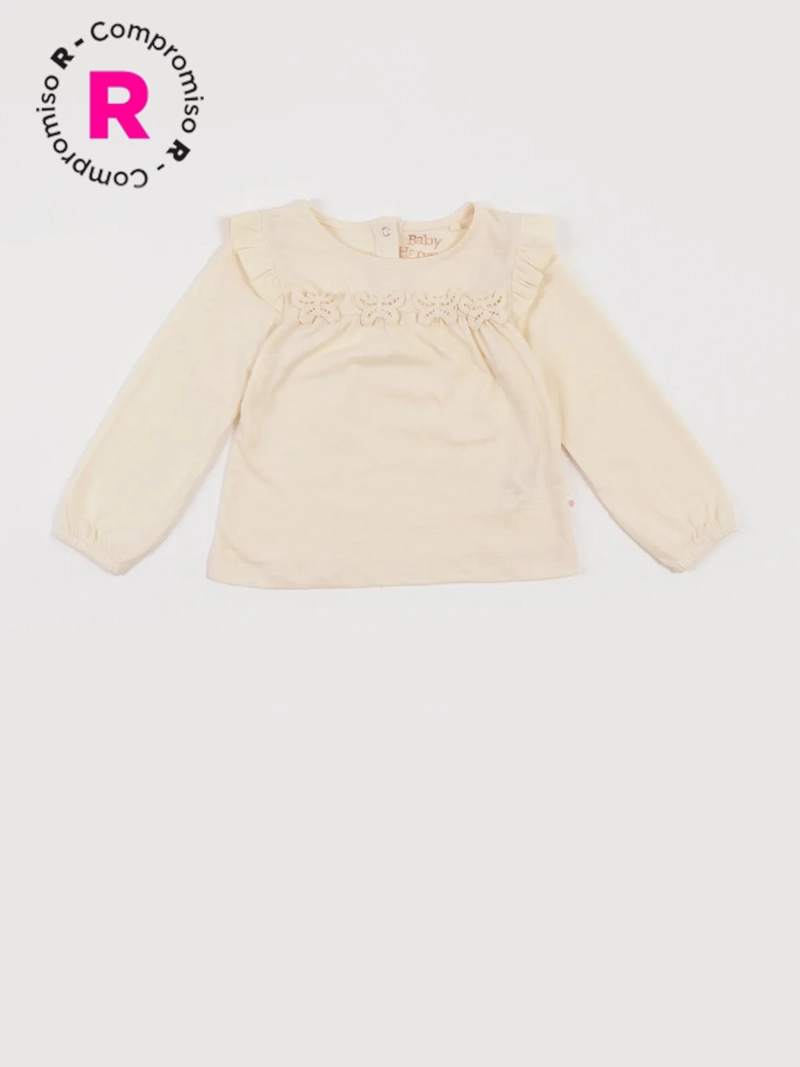 BABY HARVEST POLERA MANGA LARGA ALGODÓN NIÑA BABY HARVEST FLORES