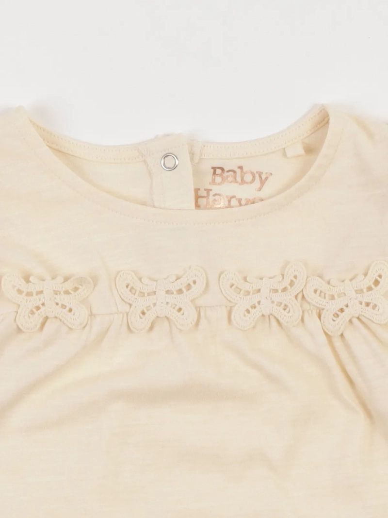 POLERA MANGA LARGA ALGODÓN NIÑA BABY HARVEST FLORES - 3