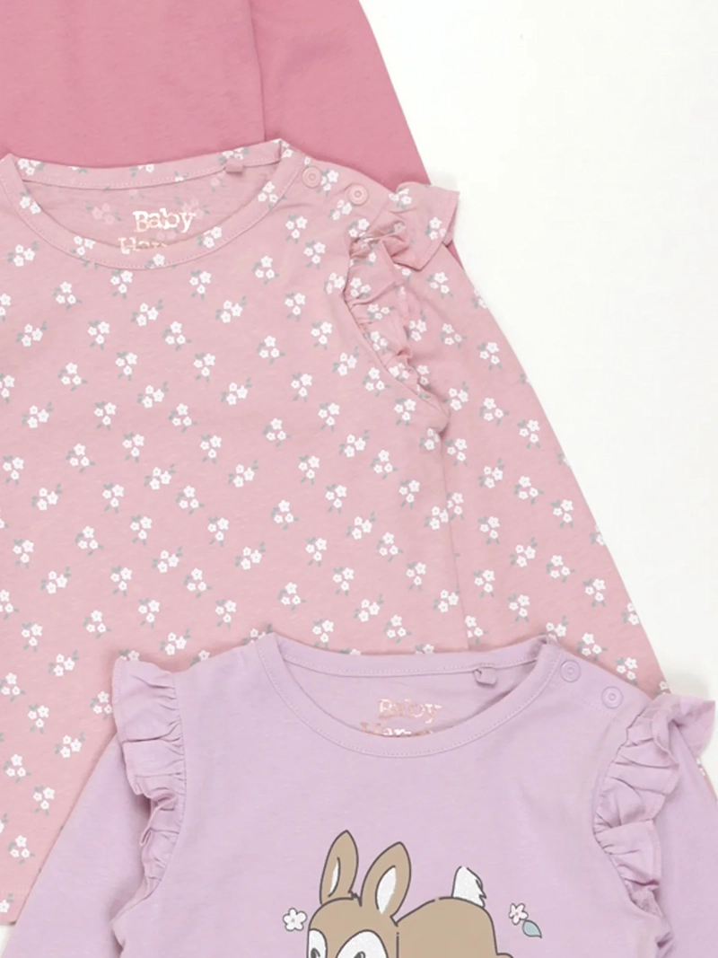 PACK X2 POLERAS ALGODÓN NIÑA BABY HARVEST  - 3
