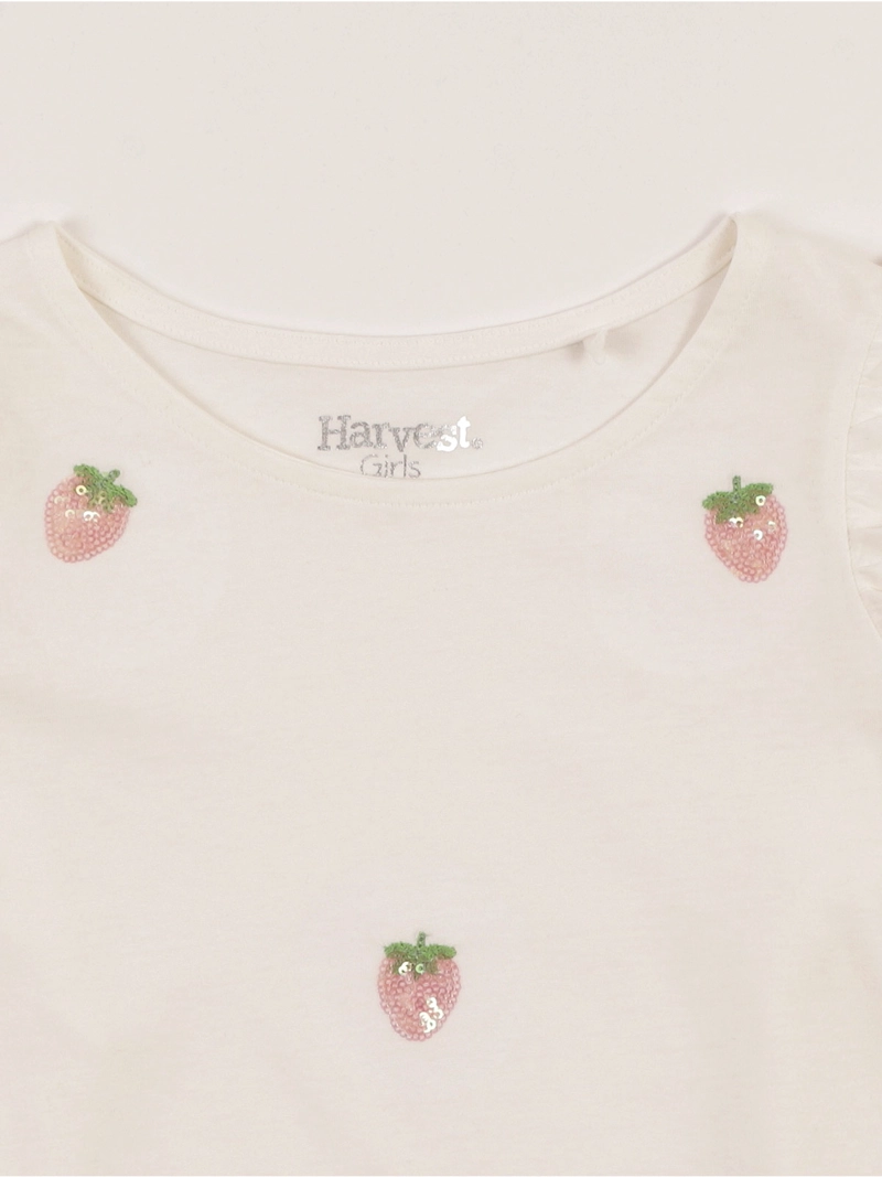 POLERA MANGA LARGA ALGODÓN NIÑA HARVEST LENTEJUELAS - 3