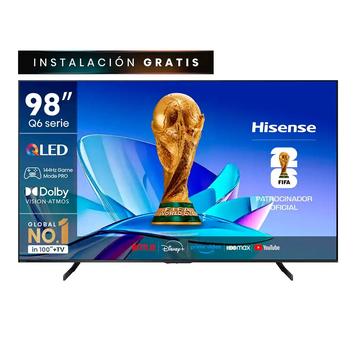 SMART TV HISENSE QLED 4K UHD 98” 98Q6QG - 2