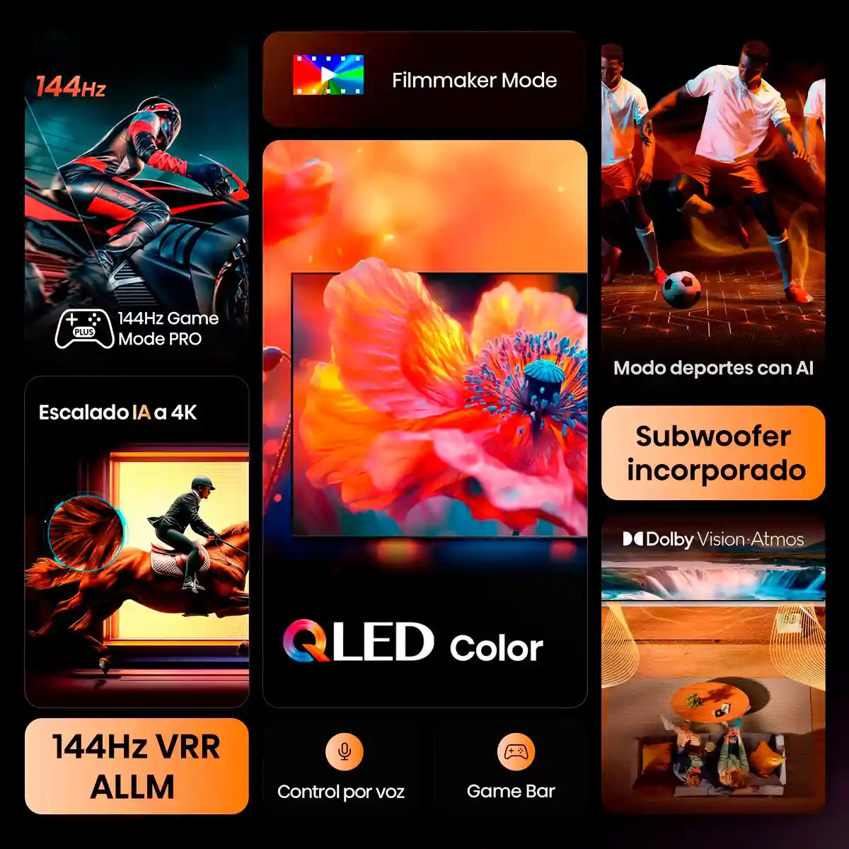 SMART TV HISENSE QLED 4K UHD 98” 98Q6QG - 4