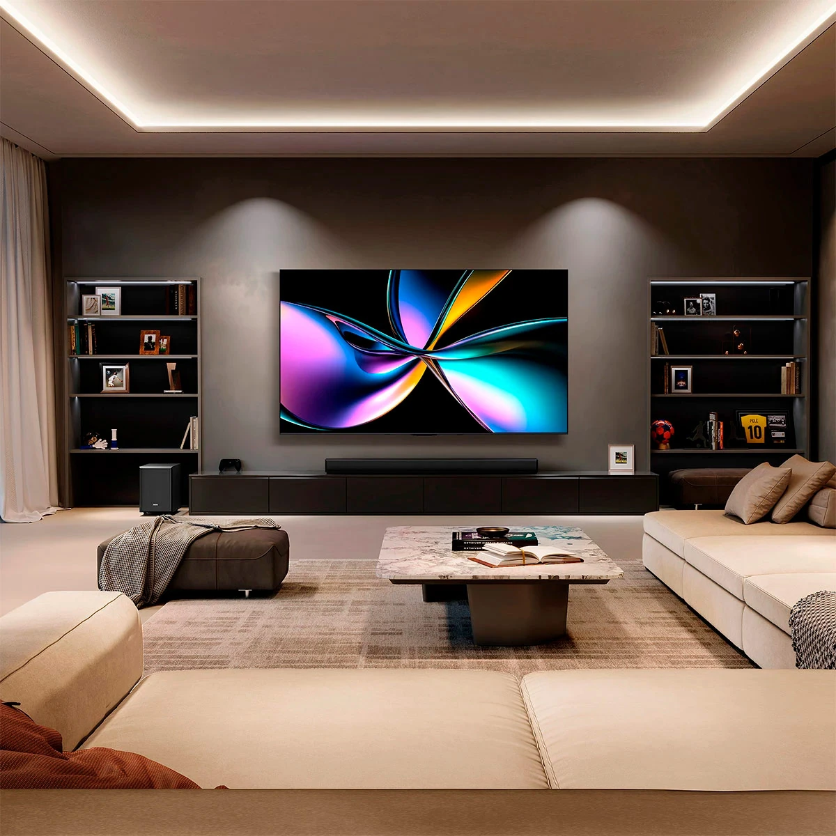 SMART TV HISENSE MINI LED 4K UHD 75” 75U7QG PRO - 10