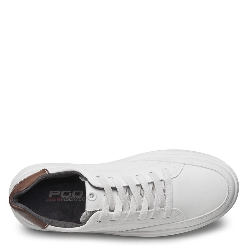 ZAPATILLAS HOMBRE PEGADA CASUALES BLANCO V26PEG03 CUERO - 4