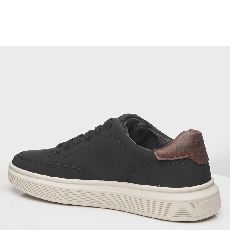 ZAPATILLAS HOMBRE PEGADA CASUALES NEGRO V26PEG04 CUERO - 3
