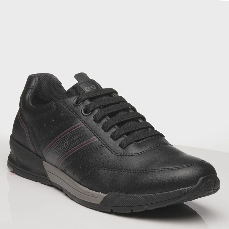 ZAPATILLAS HOMBRE PEGADA CASUALES NEGRO V26PEG06 CUERO - 2