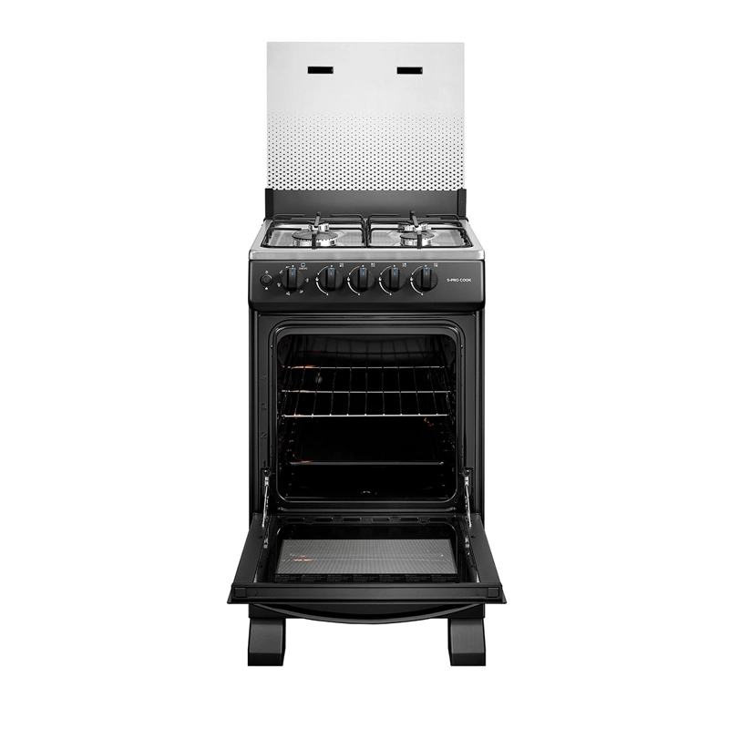COCINA A GAS MIDEA MFO-MG20TCSSLBK 4 PLATOS NEGRO - 2