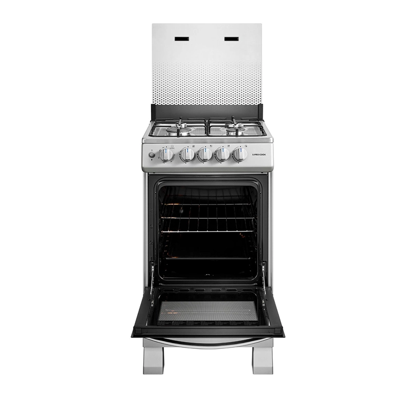 COCINA A GAS MIDEA MFO-MG20TCSSL 4 PLATOS PLATA - 4